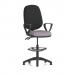 Eclipse Plus II Lever Task Operator Chair With High Rise Draughtsman Kit With Loop Arms Bespoke Colour Seat Rivet Fuse KCUP3174