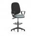 Eclipse Plus II Lever Task Operator Chair With High Rise Draughtsman Kit With Loop Arms Bespoke Colour Seat Rivet Tensile KCUP3176