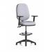 Eclipse Plus II Lever Task Operator Chair With High Rise Draughtsman Kit With Height Adjustable Arms Bespoke Colour Back And Seat Quest Shell KCUP3194