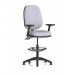 Eclipse Plus II Lever Task Operator Chair High Rise Draughtsman Kit With Height Adjustable And Folding Arms Bespoke Colour Back And Seat Quest Shell KCUP3218