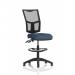 Eclipse Plus II Lever Task Operator Chair Mesh Back With High Rise Draughtsman Kit Bespoke Colour Seat Quest Whelk KCUP3292