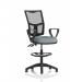 Eclipse Plus II Lever Task Operator Chair Mesh Back With High Rise Draughtsman Kit With Loop Arms Bespoke Colour Seat Rivet Tensile KCUP3296