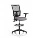 Eclipse Plus II Lever Task Operator Chair Mesh Back High Rise Draughtsman Kit With Height Adjustable And Folding Arms Bespoke Colour Seat Rivet Fuse KCUP3318