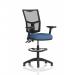 Eclipse Plus II Lever Task Operator Chair Mesh Back High Rise Draughtsman Kit With Height Adjustable And Folding Arms Bespoke Colour Seat Quest Limpet KCUP3323