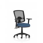 Eclipse Plus II Lever Task Operator Chair Deluxe Mesh Back With Height Adjustable Arms Bespoke Colour Seat Quest Limpet KCUP3359