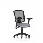 Eclipse Plus II Lever Task Operator Chair Deluxe Mesh Back With Height Adjustable And Folding Arms Bespoke Colour Seat Quest Shell KCUP3374