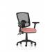 Eclipse Plus II Lever Task Operator Chair Deluxe Mesh Back With Height Adjustable And Folding Arms Bespoke Colour Seat Quest Shrimp KCUP3375