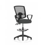 Eclipse Plus II Lever Task Operator Chair Deluxe Mesh Back With High Rise Draughtsman Kit With Loop Arms Bespoke Colour Seat Quest Mussel KCUP3396