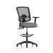 Eclipse Plus II Lever Task Operator Chair Deluxe Mesh Back With High Rise Draughtsman Kit With Height Adjustable Arms Bespoke Colour Seat Rivet Fuse KCUP3402