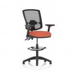 Eclipse Plus II Lever Task Operator Chair Deluxe Mesh Back High Rise Draughtsman Kit Height Adjustable And Folding Arms Bespoke Colour Seat Quest Crab KCUP3417