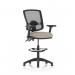 Eclipse Plus II Lever Task Operator Chair Deluxe Mesh Back High Rise Draughtsman Kit Height Adjustable And Folding Arms Bespoke Colour Seat Quest Salt KCUP3421