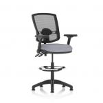 Eclipse Plus II Lever Task Operator Chair Deluxe Mesh Back High Rise Draughtsman Kit Height Adjustable And Folding Arms Bespoke Seat Quest Shell KCUP3422