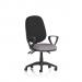 Eclipse Plus III Lever Task Operator Chair With Loop Arms Bespoke Colour Seat Rivet Fuse KCUP3462