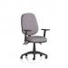 Eclipse Plus III Lever Task Operator Chair With Height Adjustable Arms Bespoke Colour Back And Seat Rivet Fuse KCUP3474