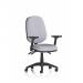 Eclipse Plus III Lever Task Operator Chair With Height Adjustable And Folding Arms Bespoke Colour Back And Seat Quest Shell KCUP3506