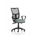 Eclipse Plus III Lever Task Operator Chair Mesh Back With Loop Arms Bespoke Colour Seat Rivet Tensile KCUP3536