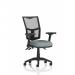 Eclipse Plus III Lever Task Operator Chair Mesh Back With Height Adjustable And Folding Arms Bespoke Colour Seat Rivet Tensile KCUP3560