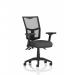 Eclipse Plus III Lever Task Operator Chair Mesh Back With Height Adjustable And Folding Arms Bespoke Colour Seat Quest Mussel KCUP3564