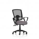 Eclipse Plus III Lever Task Operator Chair Deluxe Mesh Back With Loop Arms Bespoke Colour Seat Rivet Fuse KCUP3582