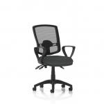 Eclipse Plus III Lever Task Operator Chair Deluxe Mesh Back With Loop Arms Bespoke Colour Seat Quest Mussel KCUP3588