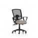 Eclipse Plus III Lever Task Operator Chair Deluxe Mesh Back With Loop Arms Bespoke Colour Seat Quest Salt KCUP3589