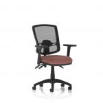 Eclipse Plus III Lever Task Operator Chair Deluxe Mesh Back With Height Adjustable Arms Bespoke Colour Seat Rivet Forge KCUP3593