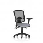 Eclipse Plus III Lever Task Operator Chair Deluxe Mesh Back With Height Adjustable And Folding Arms Bespoke Colour Seat Quest Shell KCUP3614
