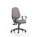 Eclipse Plus XL Lever Task Operator Chair With Loop Arms Bespoke Colour Back And Seat Rivet Fuse KCUP3642