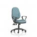 Eclipse Plus XL Lever Task Operator Chair With Loop Arms Bespoke Colour Back And Seat Rivet Quench KCUP3643