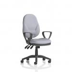Eclipse Plus XL Lever Task Operator Chair With Loop Arms Bespoke Colour Back And Seat Quest Shell KCUP3650