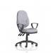 Eclipse Plus XL Lever Task Operator Chair With Loop Arms Bespoke Colour Back And Seat Quest Shell KCUP3650