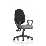 Eclipse Plus XL Lever Task Operator Chair With Loop Arms Bespoke Colour Seat Rivet Tensile KCUP3656