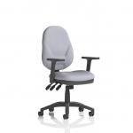 Eclipse Plus XL Lever Task Operator Chair With Height Adjustable Arms Bespoke Colour Back And Seat Quest Shell KCUP3674