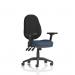 Eclipse Plus XL Lever Task Operator Chair With Height Adjustable And Folding Arms Bespoke Colour Seat Quest Whelk KCUP3712