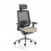 Ergo Click Mesh Back With Headrest Bespoke Colour Seat Quest Salt KCUP3733