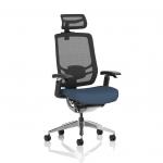 Ergo Click Mesh Back With Headrest Bespoke Colour Seat Quest Whelk KCUP3736