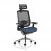 Ergo Click Mesh Back With Headrest Bespoke Colour Seat Quest Whelk KCUP3736