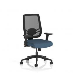Ergo Twist Mesh Back Ergonomic Task Operator Office Chair With Height Adjustable Arms Bespoke Colour Seat Rivet Quench KCUP3739