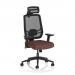 Ergo Twist Mesh Back Ergonomic Task Operator Office Chair With Height Adjustable Arms With Headrest Bespoke Colour Seat Rivet Forge KCUP3749