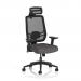 Ergo Twist Mesh Back Ergonomic Task Operator Office Chair With Height Adjustable Arms With Headrest Bespoke Colour Seat Rivet Fuse KCUP3750