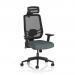 Ergo Twist Mesh Back Ergonomic Task Operator Office Chair With Height Adjustable Arms With Headrest Bespoke Colour Seat Rivet Tensile KCUP3752