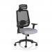Ergo Twist Mesh Back Ergonomic Task Operator Office Chair With Height Adjustable Arms With Headrest Bespoke Colour Seat Quest Shell KCUP3758
