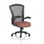 Houston Heavy Duty Task Operator Chair Black Mesh Back Bespoke Colour Seat Rivet Forge KCUP3869