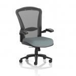Houston Heavy Duty Task Operator Chair Black Mesh Back Bespoke Colour Seat Rivet Tensile KCUP3872