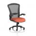 Houston Heavy Duty Task Operator Chair Black Mesh Back Bespoke Colour Seat Quest Crab KCUP3873