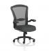 Houston Heavy Duty Task Operator Chair Black Mesh Back Bespoke Colour Seat Quest Mussel KCUP3876