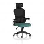 Iris Task Operator Black Mesh Back Bespoke Colour Seat Quest Kelp KCUP3886