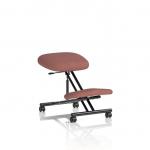 Kneeling Stool Black Frame Bespoke Colour Rivet Forge KCUP3941