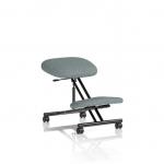 Kneeling Stool Black Frame Bespoke Colour Rivet Tensile KCUP3944