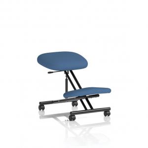 Kneeling Stool Black Frame Bespoke Colour Quest Limpet KCUP3947